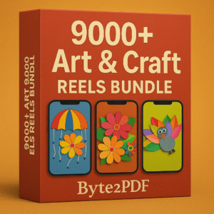 9000+ Art & Craft Reels Bundle | DIY Ideas, Kids Crafts, Trending Instagram Reels