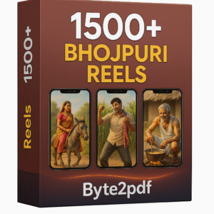 1500+ Bhojpuri Reels Bundle – Viral Banao, Views Kamao!