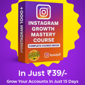 Instagram Growth Mastery Course – Algorithm Hack, Followers Boost & Monetization!