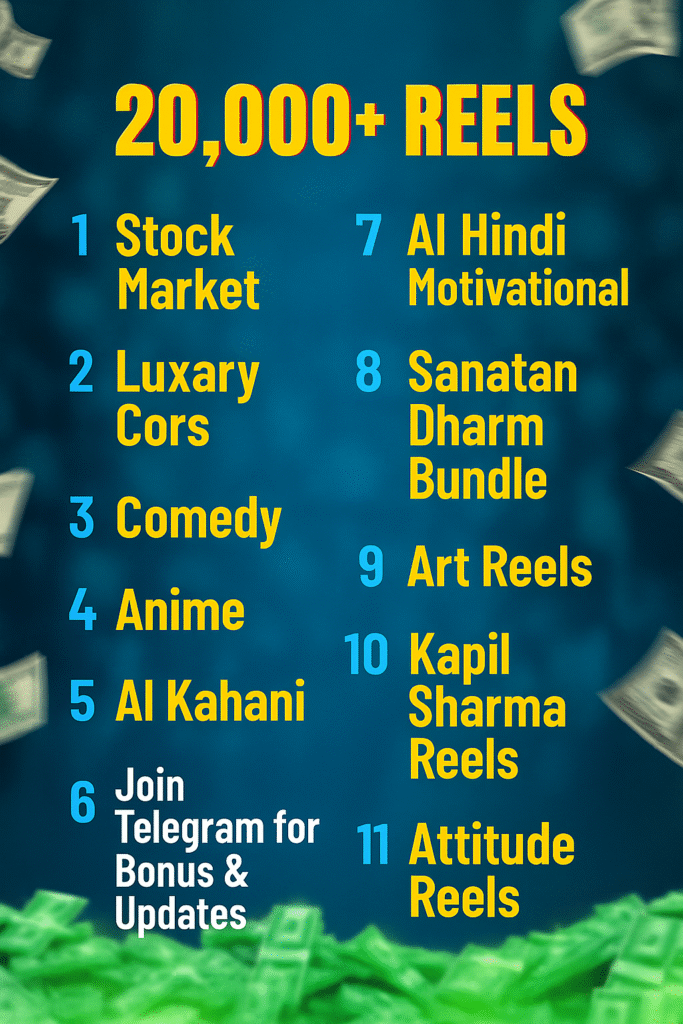 20,000+ Viral Reels Bundle – Boost Views, Followers & Engagement | Just ₹69